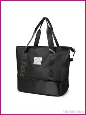 Foldable Expandable Travel Duffel Bag Waterproof Polyester Weekender Carry On